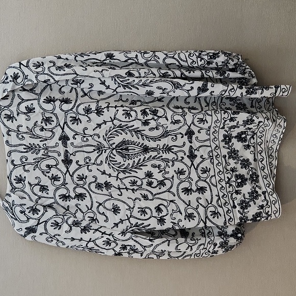 Kobi Halperin Verona Floral Silk Blouse Size XL - Picture 7 of 15